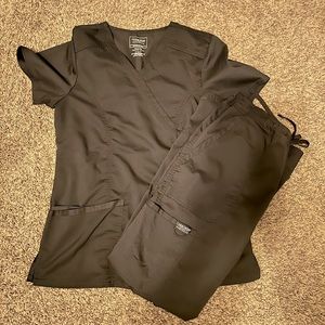 Cherokee scrubs. Dark gray.